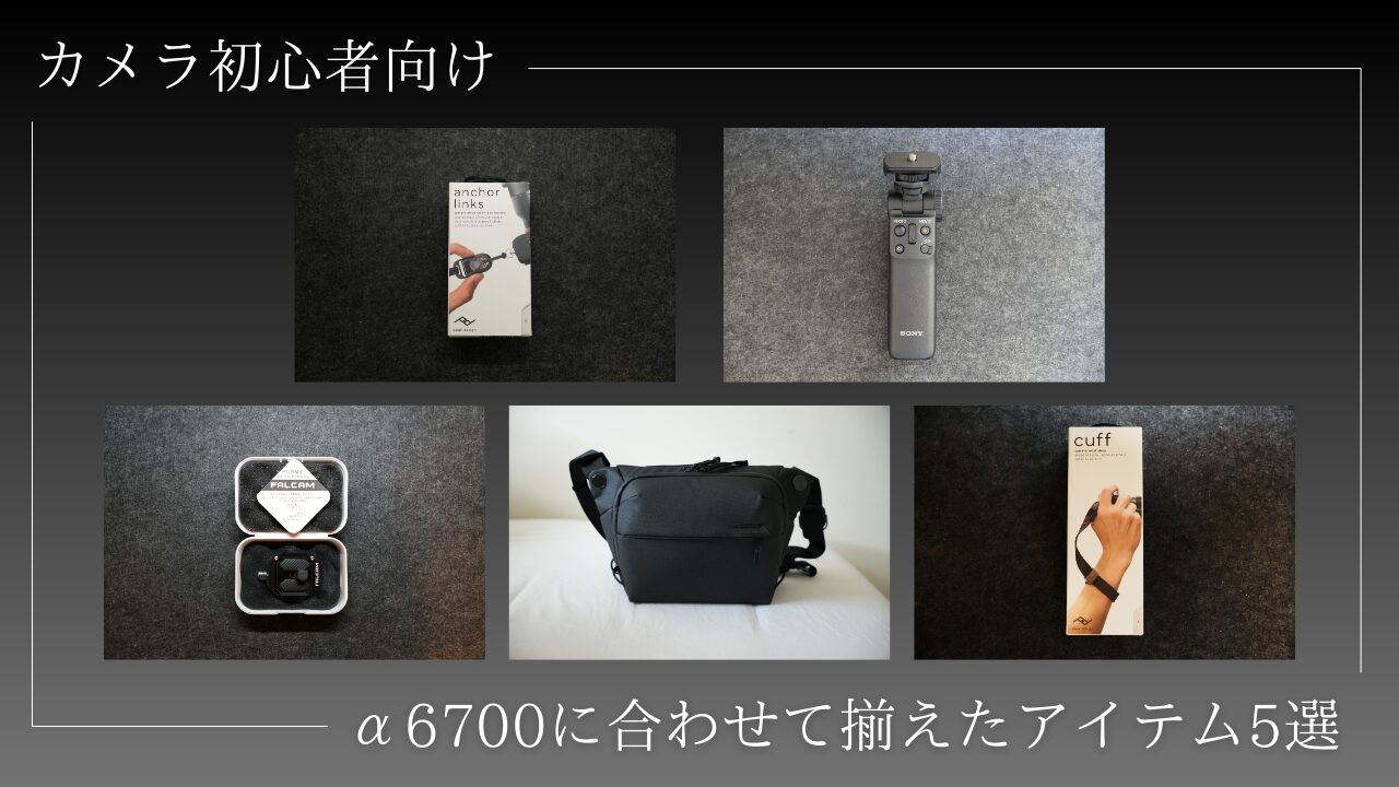 保存版/機動力アップ篇】ミラーレスカメラ初心者の僕がSONY/α6700と 